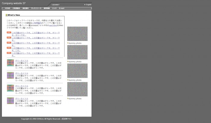 日本公司网站灰色模板